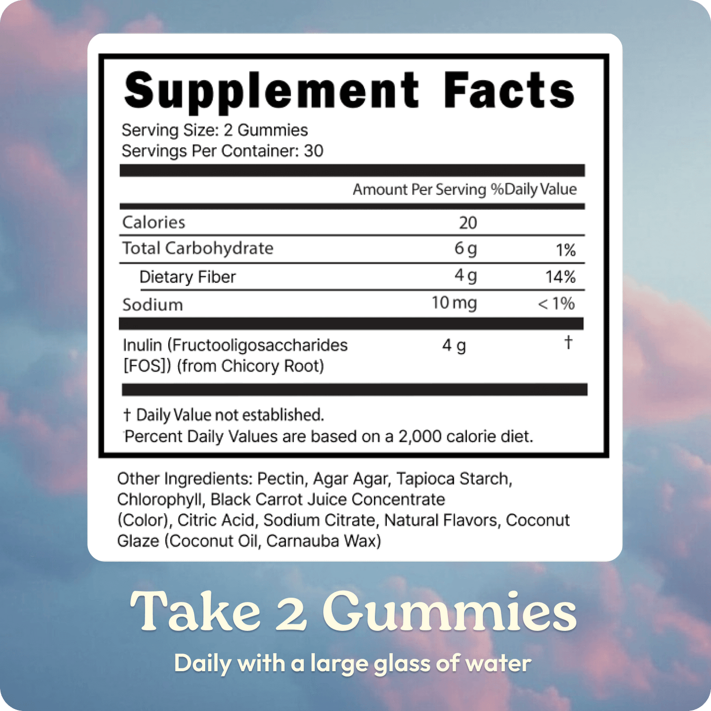 Peachy Clean - Fiber Gummies