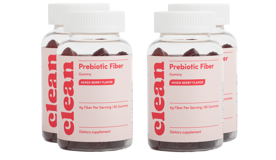Peachy Clean Fiber Gummies 4 Pack