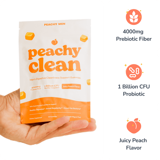 Peachy Clean Pre+Probiotic Fiber Gummies
