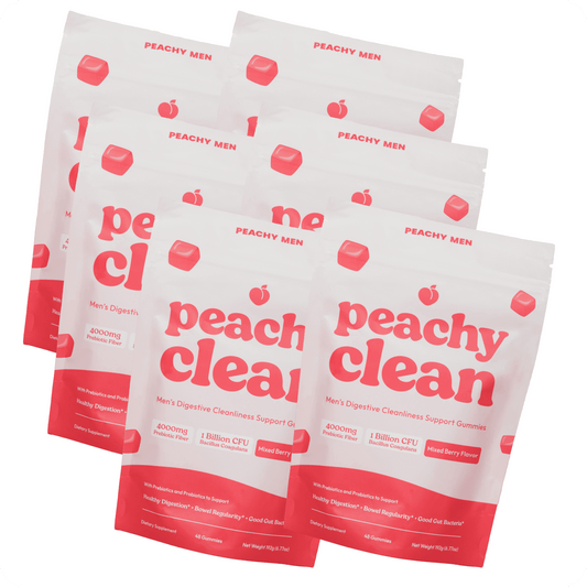 Mixed Berry Peachy Clean Pre+Probiotic Fiber Gummies - 6 Pack