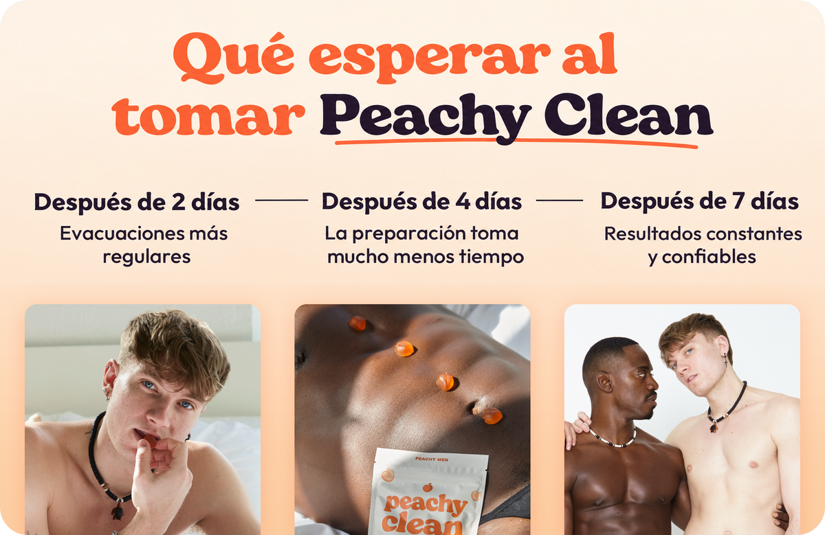 Qué esperar al tomar Peachy Clean