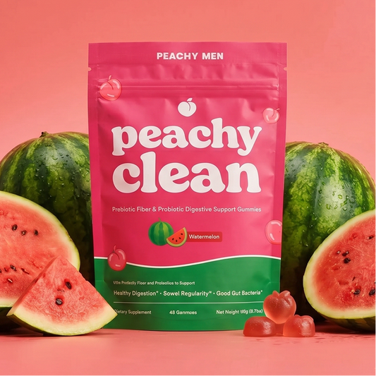 Watermelon Flavor Peachy Clean Pre+Probiotic Fiber Gummies